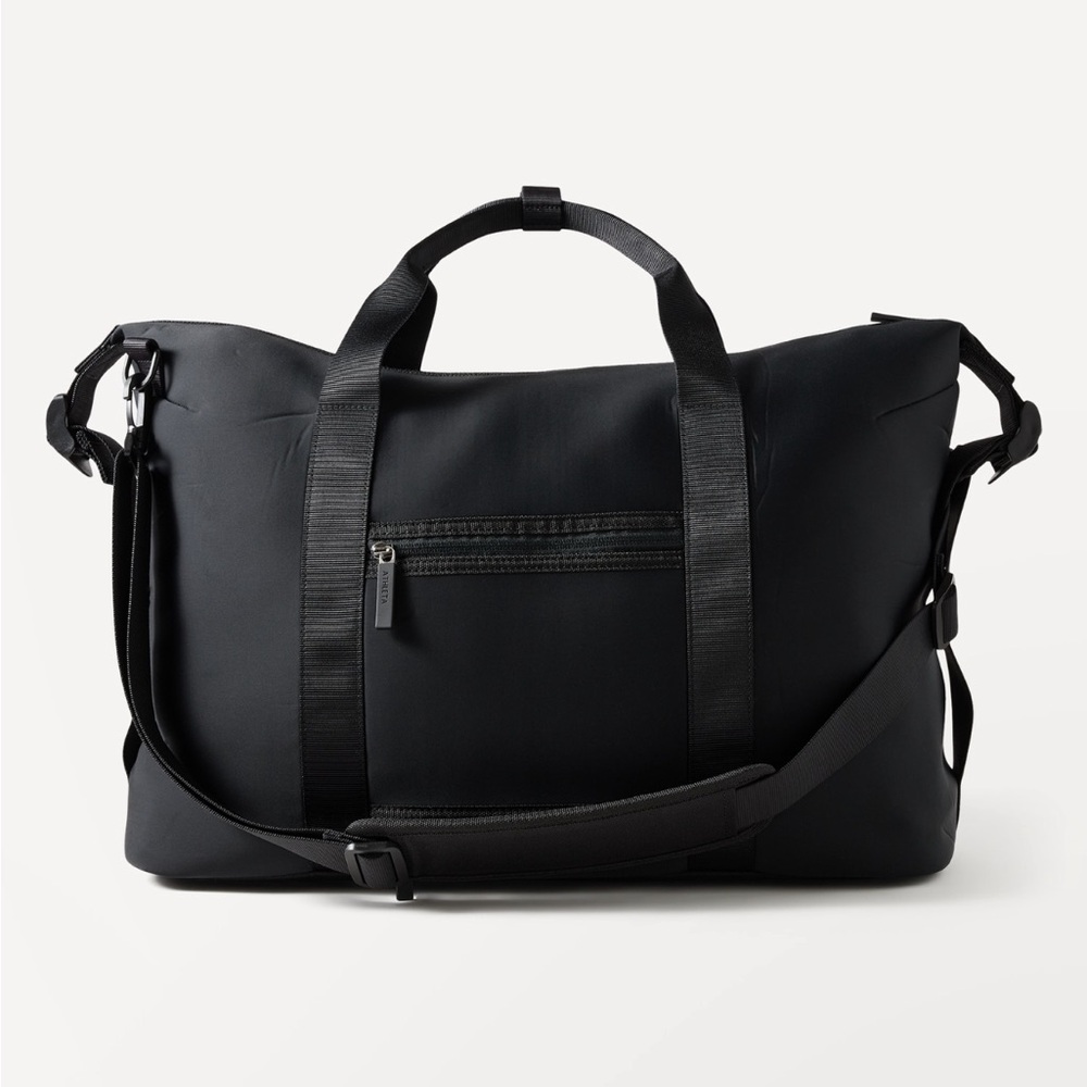 NWOT Athleta  Black Tote Bag - weekender - Picture 8 of 12
